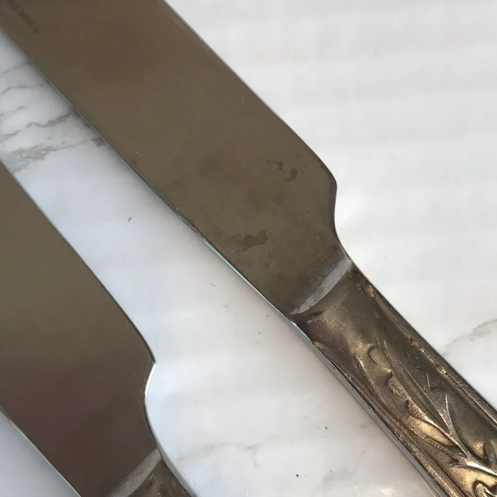 Bass pro set of 5 deer stainless butter dinner knifes